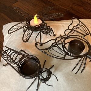 Metal Insect Candle Holders
NOTE: Candles NOT included